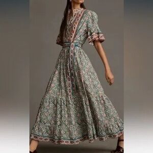 Sue Sartor for Anthropologie Maxi Dress